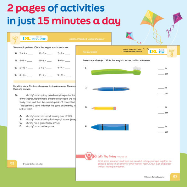 Summer Bridge Activities, Grades