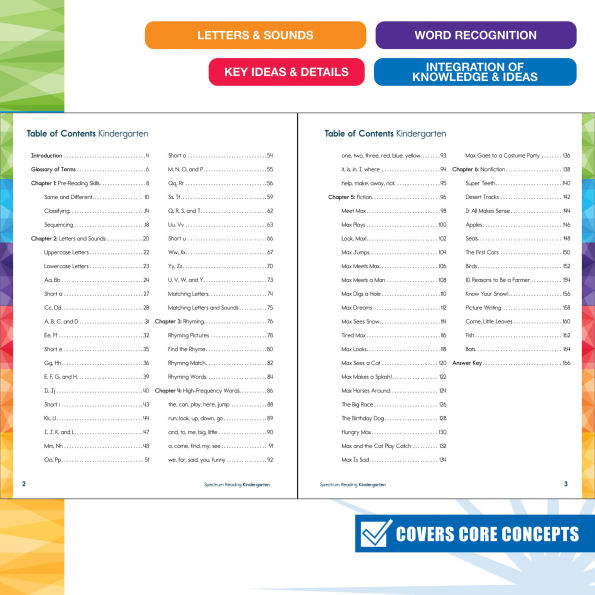 Spectrum Reading Workbook