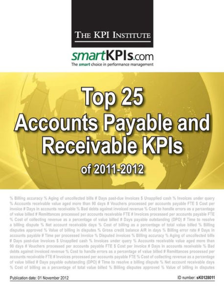 Top 25 Accounts Payable and Receivable KPIs of 2011-2012