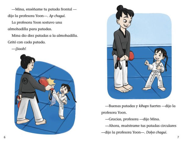 La prueba de taekwondo