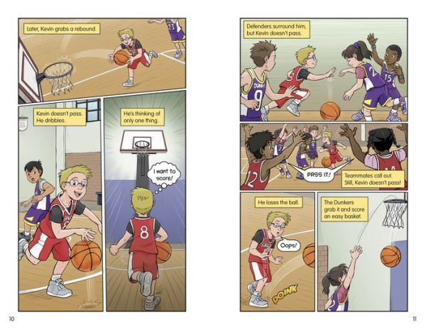 Pass It, Please!: A Basketball Graphic Novel