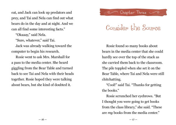 Rosie Woods in Rosielocks and the Three Bears