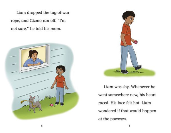 Liam at the Powwow