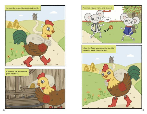 the Rooster and Two Mice: A Ukrainian Graphic Folktale