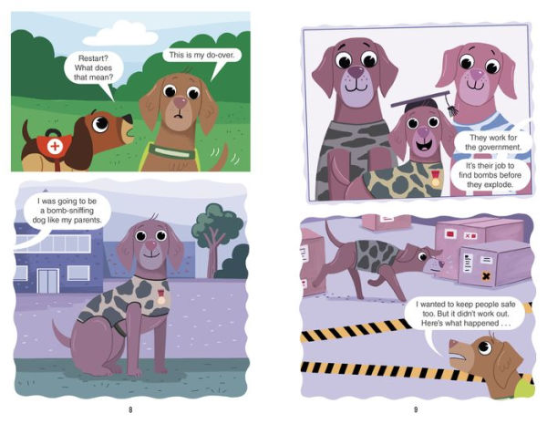 Cha Stays Calm: A Service Dog Graphic Novel