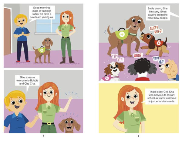 Cha Stays Calm: A Service Dog Graphic Novel