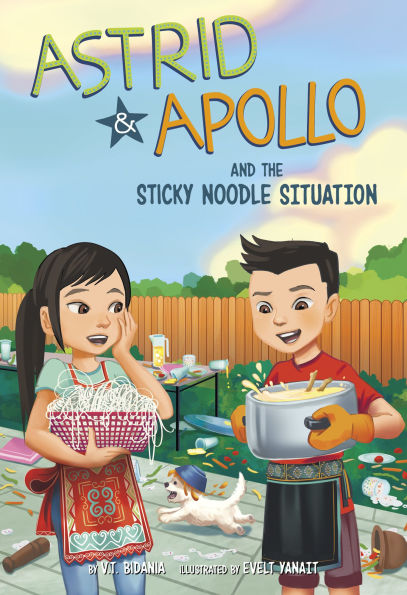 Astrid and Apollo the Sticky Noodle Situation