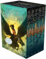 Percy Jackson and the Olympians 5 Book Paperback Boxed Set (w/poster)