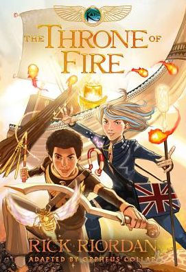 The Throne of Fire: Graphic Novel (Kane Chronicles Series #2)