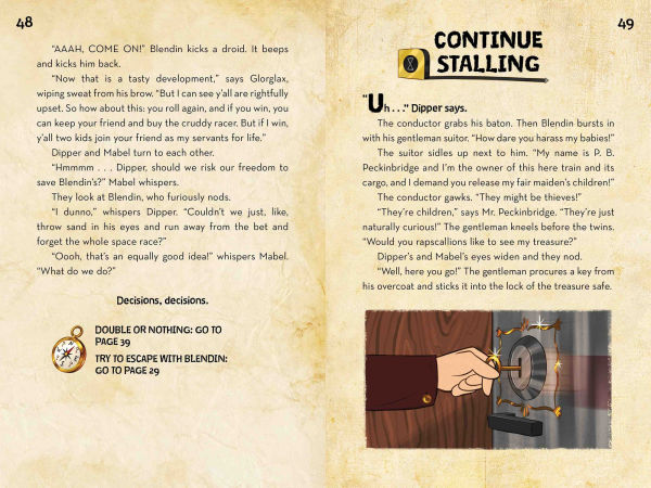 Gravity Falls:: Dipper and Mabel and the Curse of the Time Pirates' Treasure!: A Select Your Own Choose-Venture!