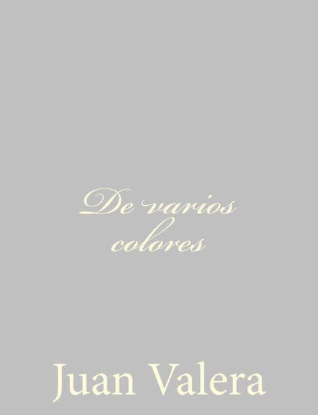 De varios colores