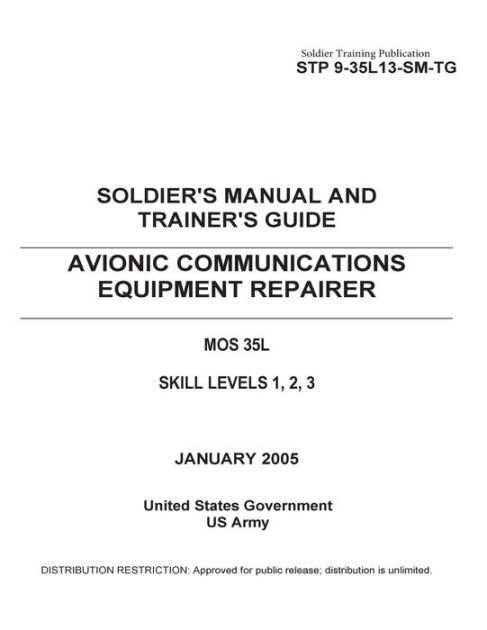 Soldier Training Publication STP 9-35L13-SM-TG Soldier's Manual and ...