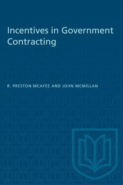 Incentives in Government Contracting