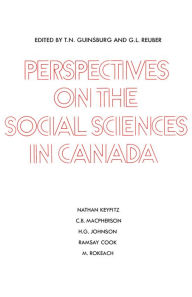 Title: Perspectives on the Social Sciences in Canada, Author: Tom N. Guinsberg