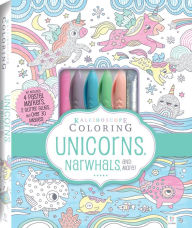 Title: Kaleidoscoe Coloring: Unicorns & Narwhals, Author: Hinkler