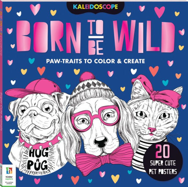 Kaleidoscope Coloring Book-Born to be Wild