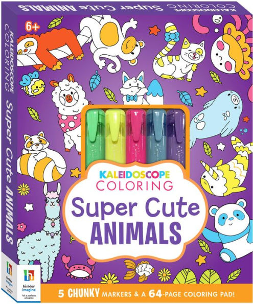 Kaleidoscope Coloring Kit Super Cute Animals