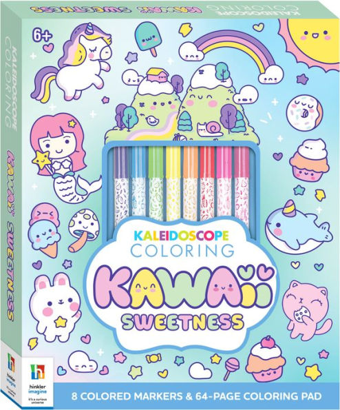 Kaleidoscope Coloring Kit Kawaii Sweetness