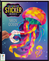 Title: Kaleidoscope Sticker Mosaics Neon Ocean, Author: Hinkler
