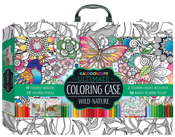 Kaleidoscope Ultimate Coloring Carry Case Nature