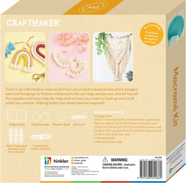 Macrame Kit by Chartwell Books, Other Format