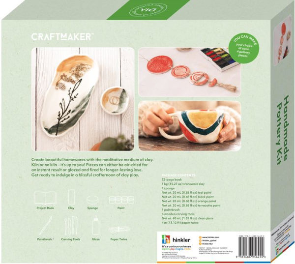 Craft Maker Handmade Pottery Kit