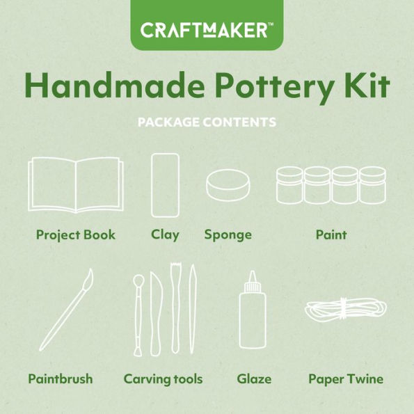 Craft Maker Handmade Pottery Kit