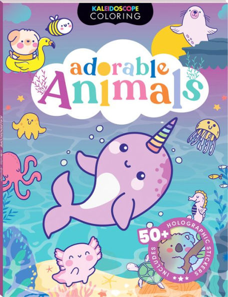 Adorable Animals Coloring Book