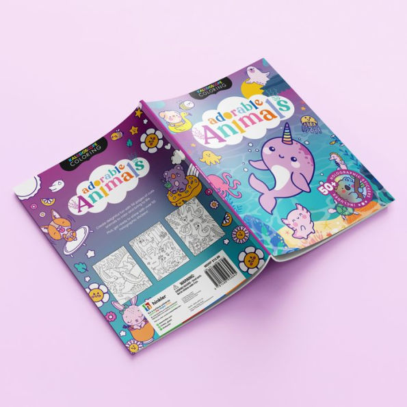 Adorable Animals Coloring Book