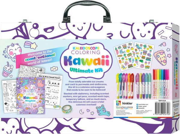 Ultimate Kawaii Coloring Carry Case