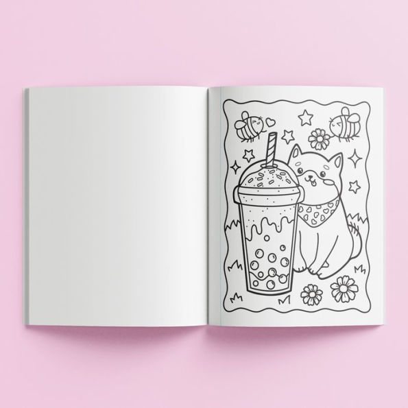 Coloring Set 2 - Cute Kawaii Coloring Pages For Kids And Adults — The White  Lime