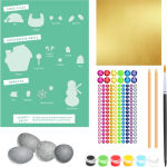 Alternative view 3 of Christmas Rock Painting Kit