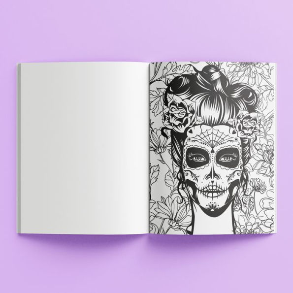 Art Maker Day of the Dead Coloring Book