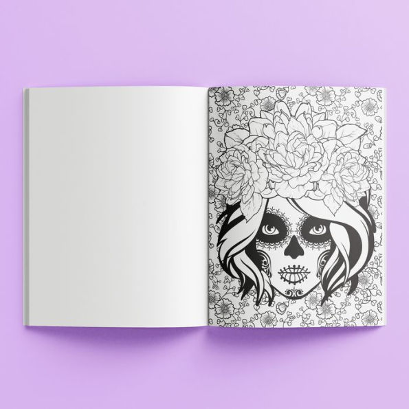 Art Maker Day of the Dead Coloring Book