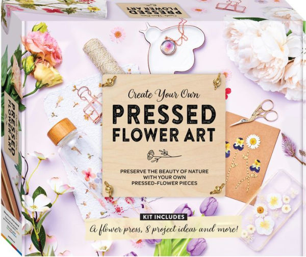 Create Your Own Pressed Flower Art Kit