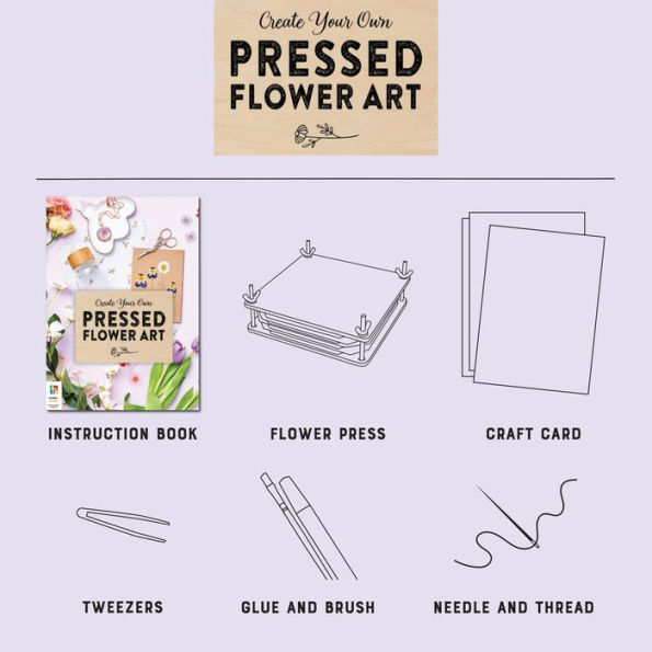 Create Your Own Pressed Flower Art Kit