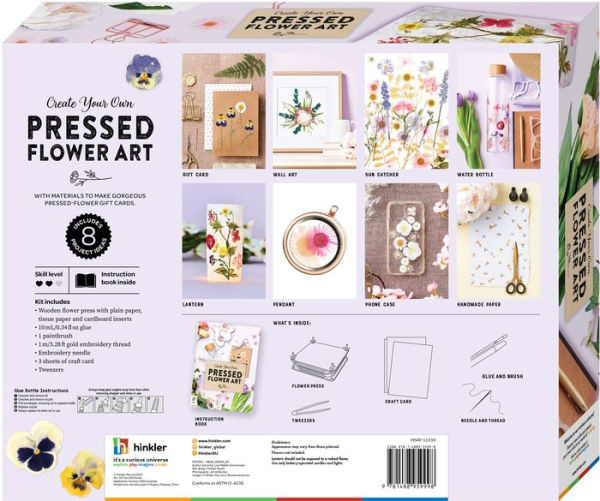 Create Your Own Pressed Flower Art Kit