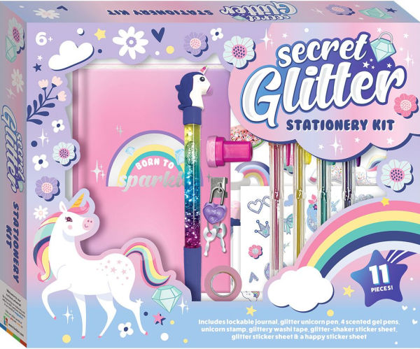 Secret Glitter Stationery Kit