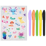 Alternative view 2 of Kaleidoscope Coloring Kit Amazing Axolotls
