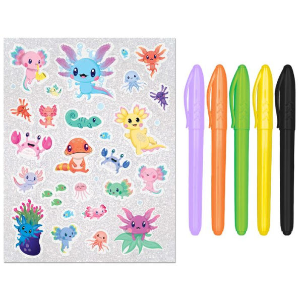 Kaleidoscope Coloring Kit Amazing Axolotls