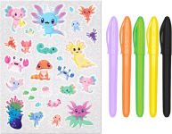 Alternative view 6 of Kaleidoscope Coloring Kit Amazing Axolotls
