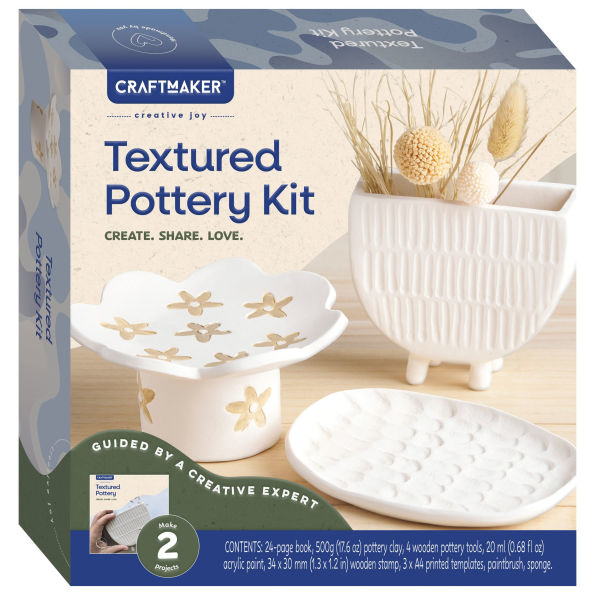 CraftMaker - Textured Pottery Kit