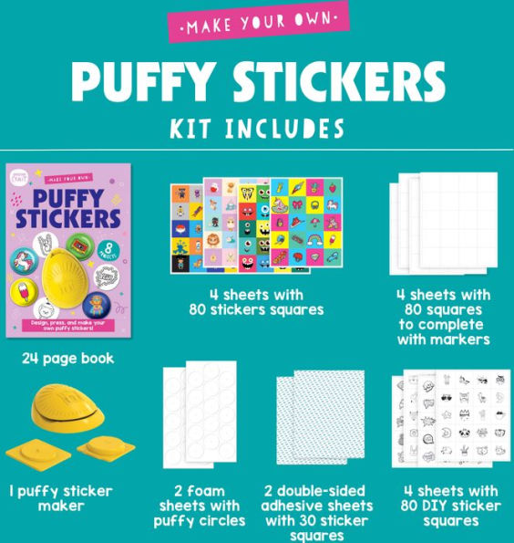 Curious Craft Make Your Own Puffy Stickers