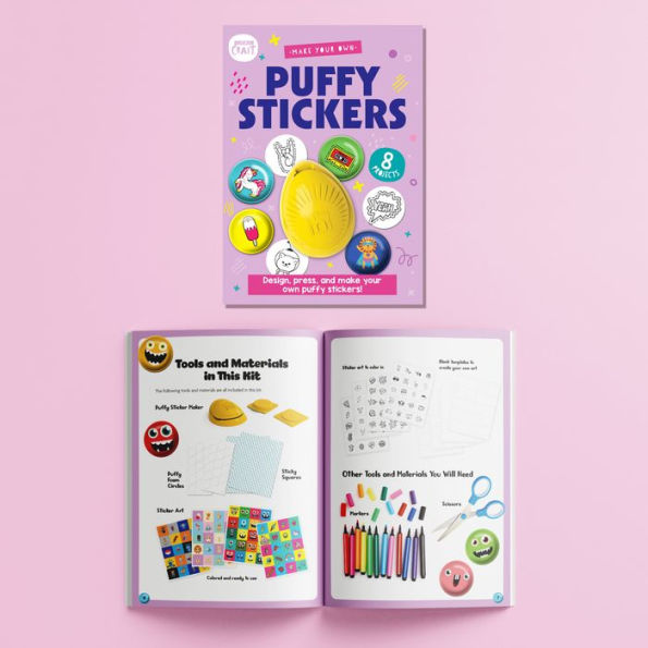 Curious Craft Make Your Own Puffy Stickers