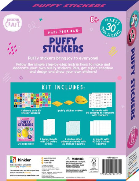 Curious Craft Make Your Own Puffy Stickers