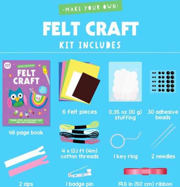 Curious Craft Make Your Own Cute Felt Craft