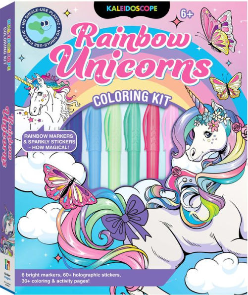 Kaleidoscope Coloring Kit Rainbow Unicorns