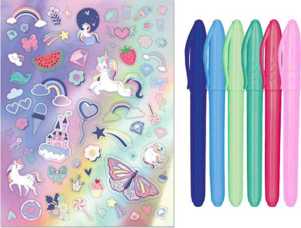 Kaleidoscope Coloring Kit Rainbow Unicorns