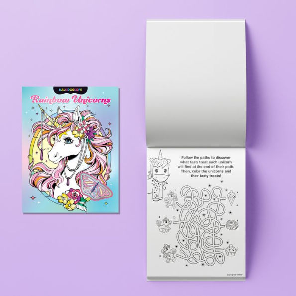 Kaleidoscope Coloring Kit Rainbow Unicorns