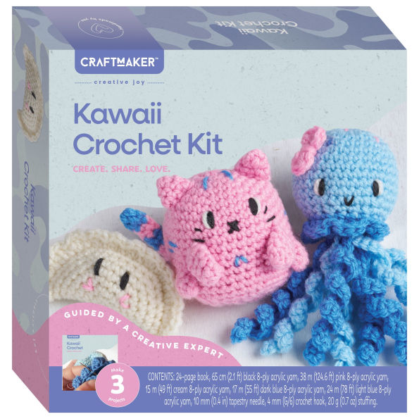 CraftMaker - Cute Kawaii Crochet Kit